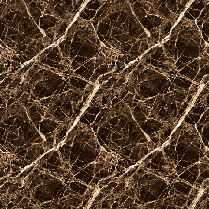 Seamless tileable texture of Emperador marble, rich dark brown marble with cream and gold veining