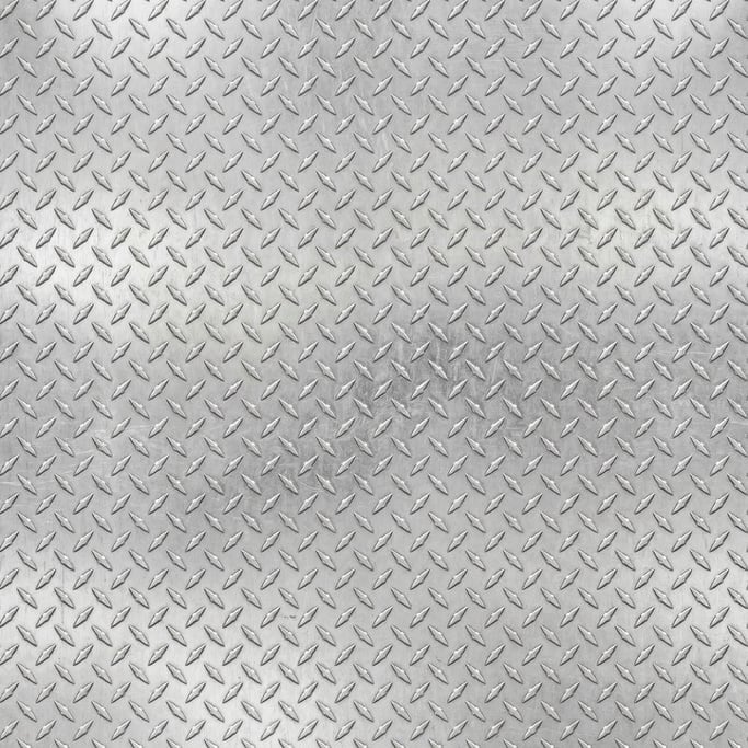 Seamless tileable texture of aluminum diamond plate