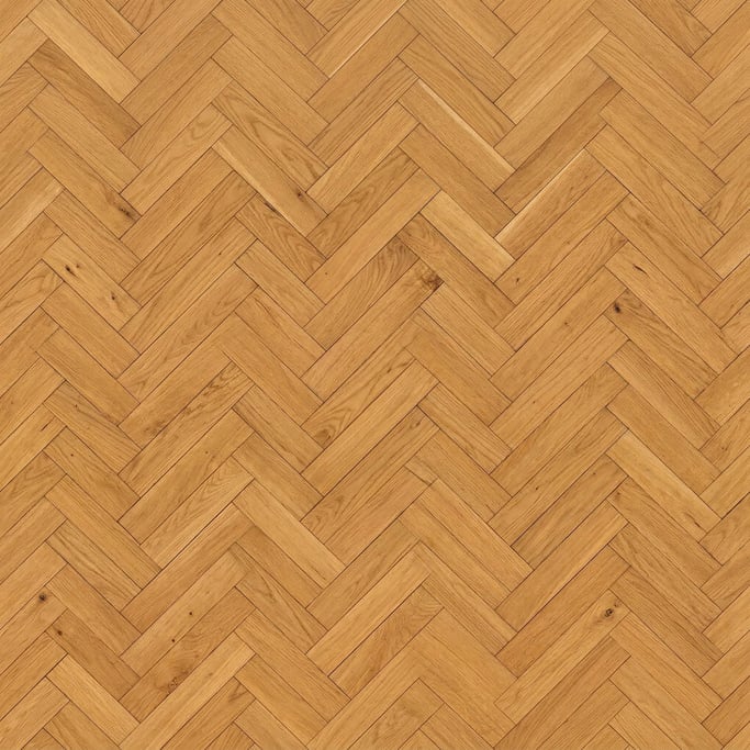 Seamless tileable texture of parquet herringbone oak