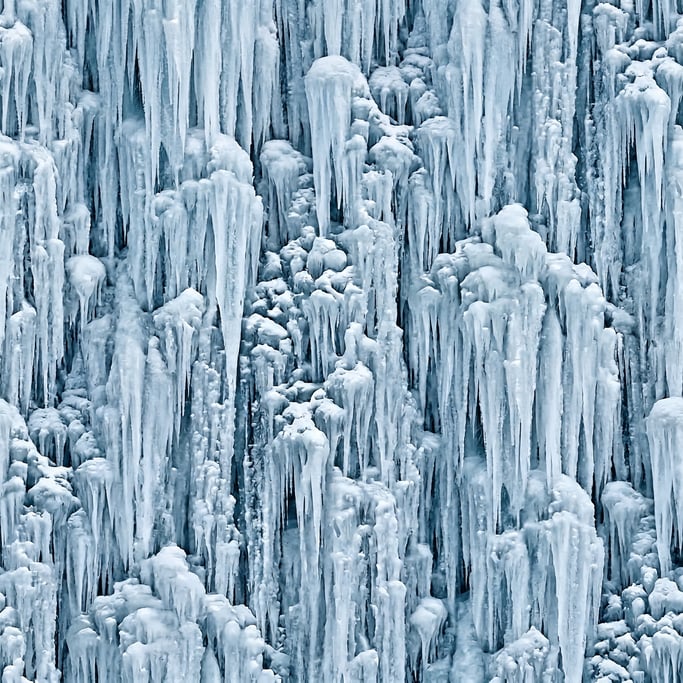 Seamless tileable texture of ice wall