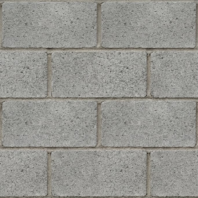 Seamless tileable texture of concrete block in extreme close-up showing micro-detail