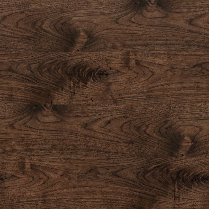 Seamless tileable texture of American black walnut lightly weathered and aged