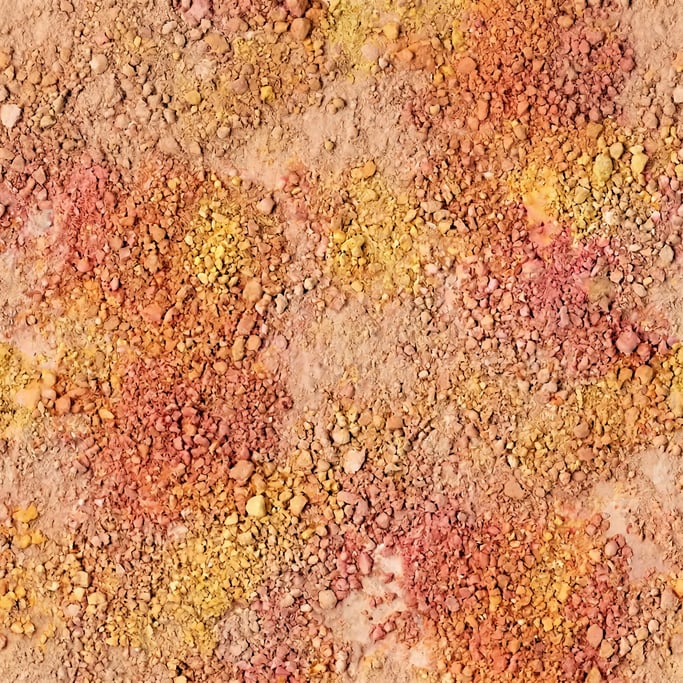 Seamless tileable texture of chalk pastel dust at higher magnification