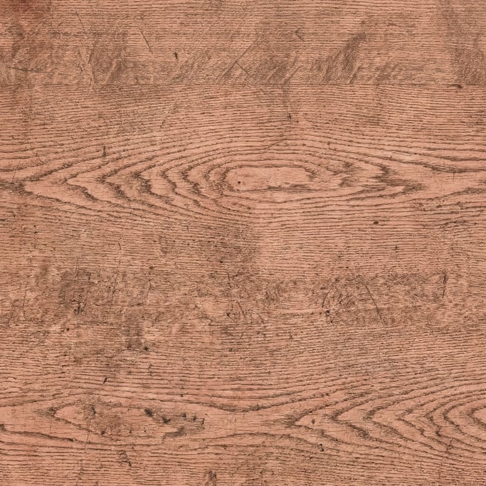 Seamless tileable texture of red oak heavily worn and patinated