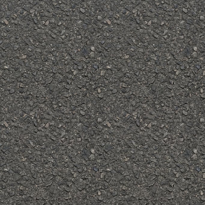 Seamless tileable texture of asphalt in extreme close-up showing micro-detail