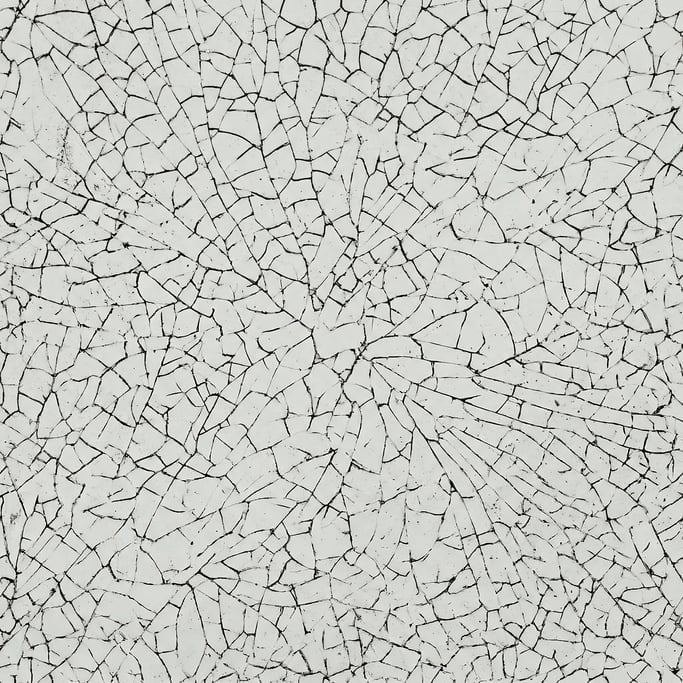 Seamless tileable texture of crackle glass lightly weathered and aged