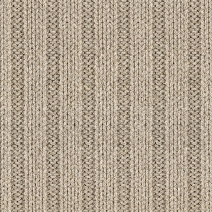 Seamless tileable texture of fisherman rib knit at higher magnification