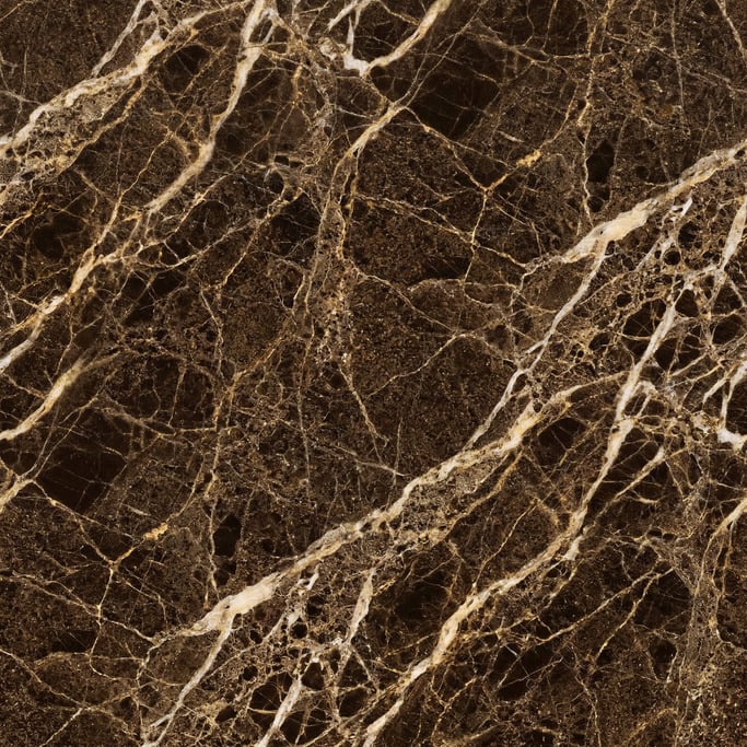 Seamless tileable texture of Emperador marble at higher magnification