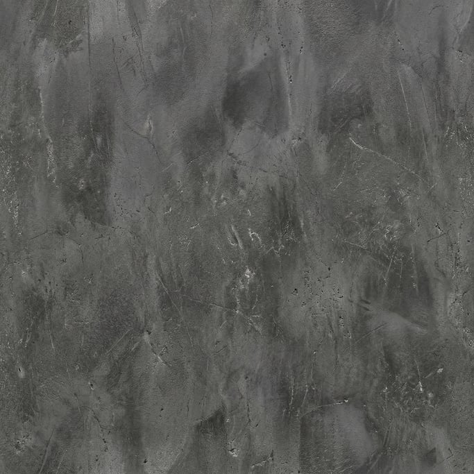 Seamless tileable texture of Venetian plaster in charcoal lightly weathered and aged