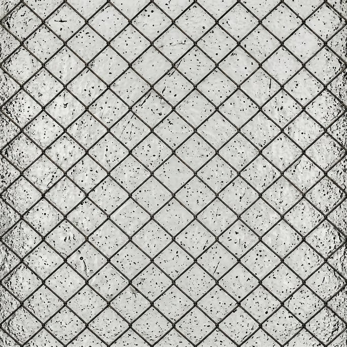 Seamless tileable texture of wire glass at higher magnification