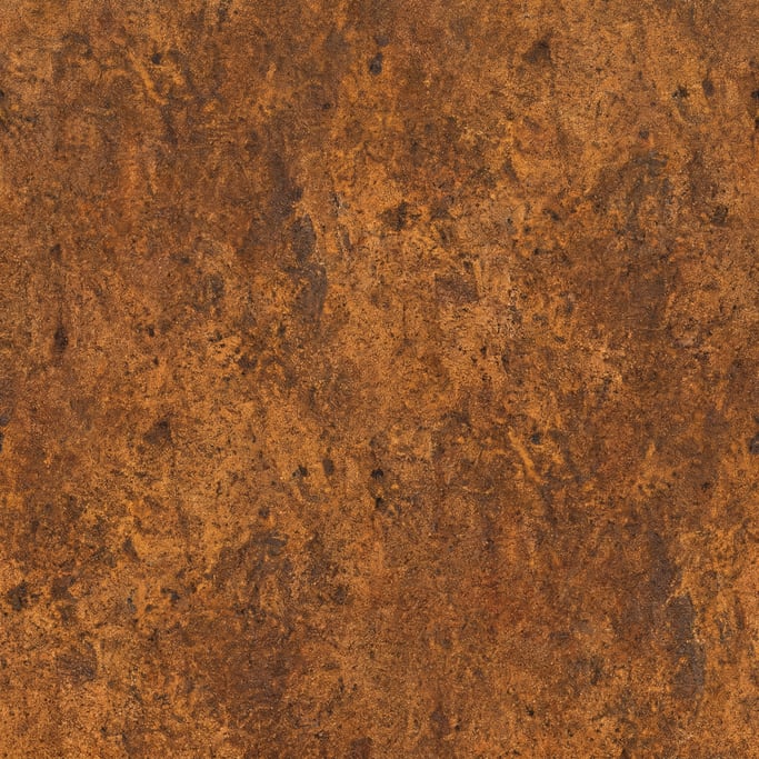 Seamless tileable texture of corten steel heavily worn and patinated