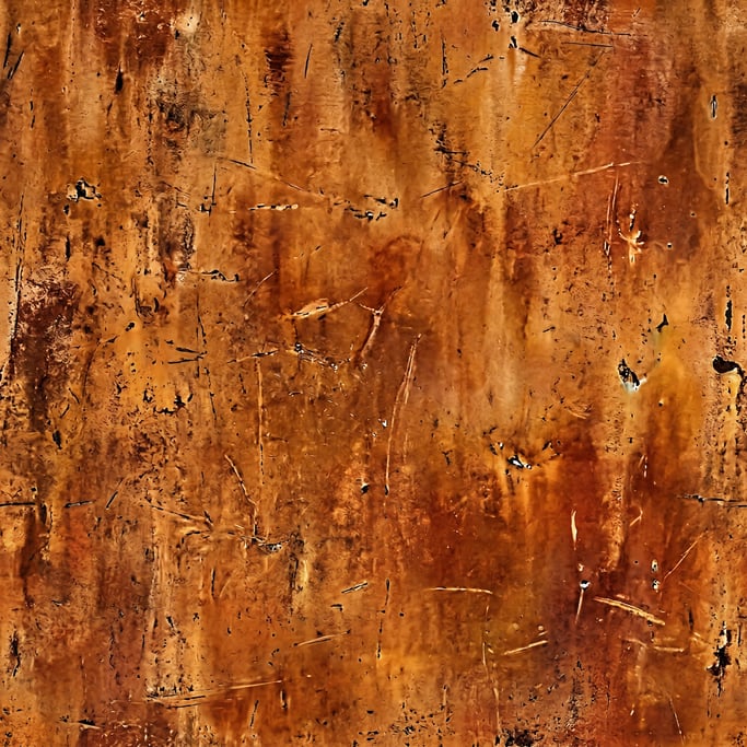 Seamless tileable texture of color field heavily worn and patinated
