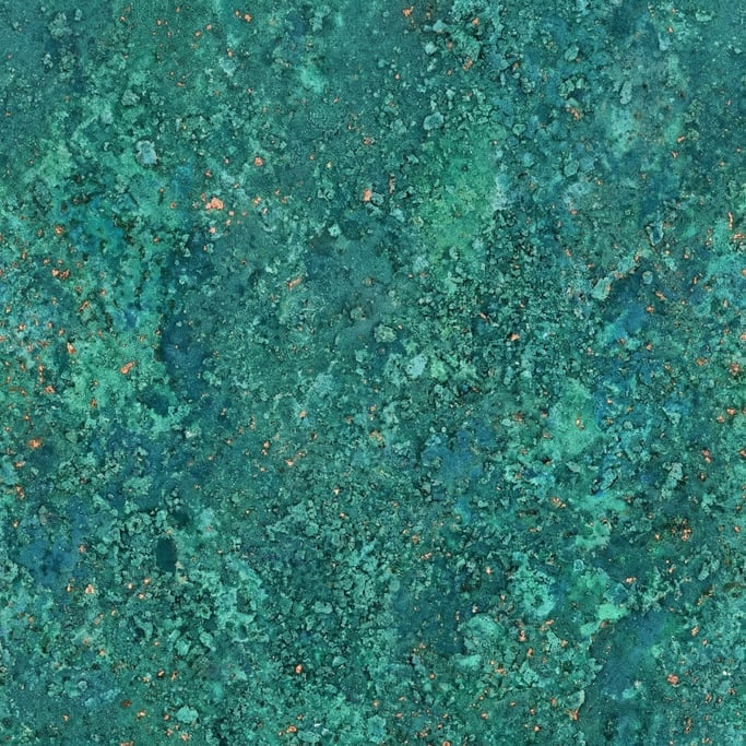 Seamless tileable texture of oxidized copper paint at higher magnification