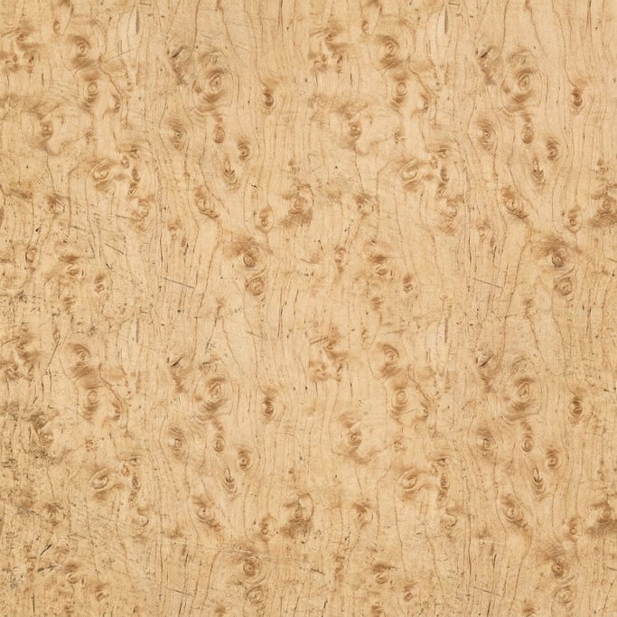 Seamless tileable texture of birds-eye maple heavily worn and patinated