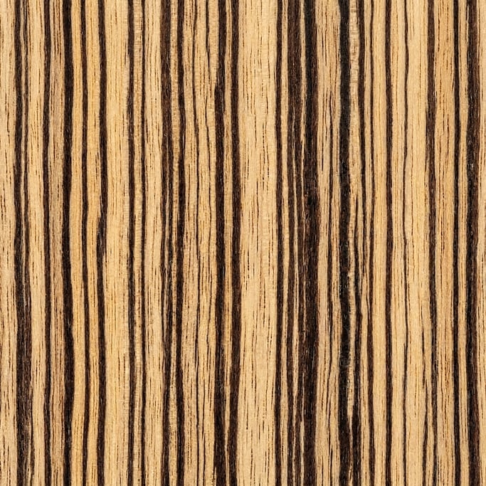 Seamless tileable texture of zebrawood in extreme close-up showing micro-detail