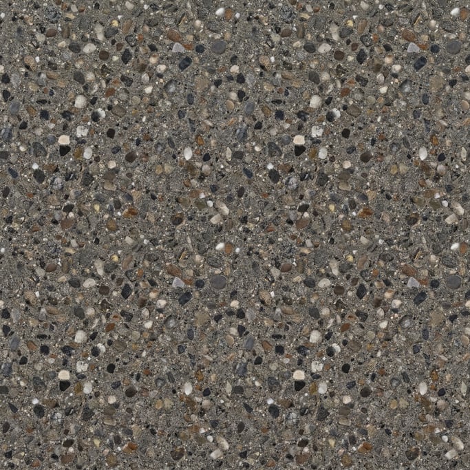 Seamless tileable texture of polished concrete in extreme close-up showing micro-detail