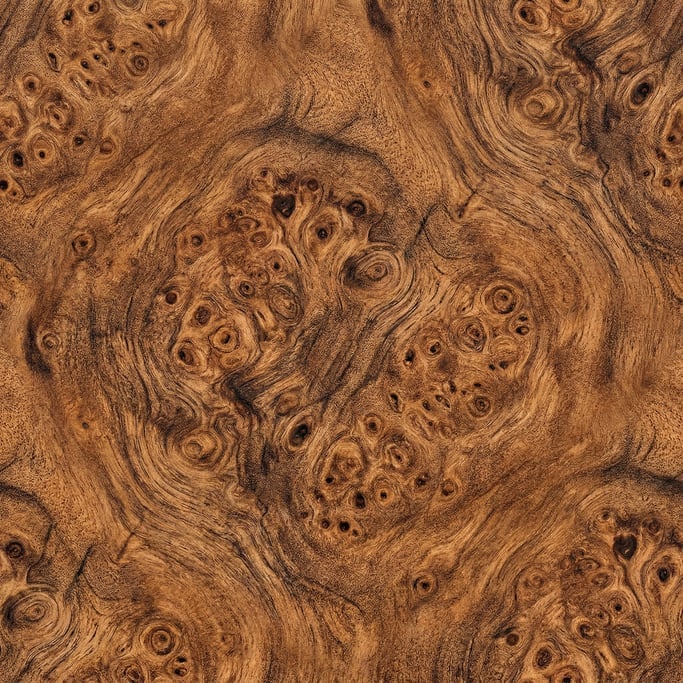 Seamless tileable texture of elm burl at higher magnification
