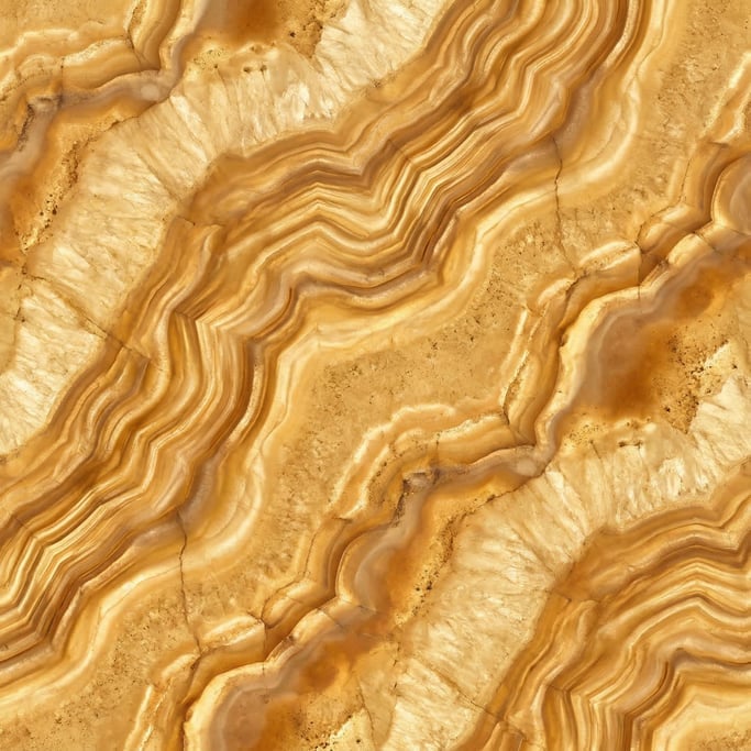 Seamless tileable texture of onyx in honey freshly cut and raw