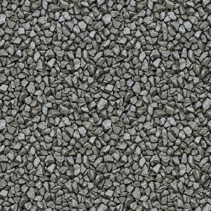 Seamless tileable texture of gravel wet with water