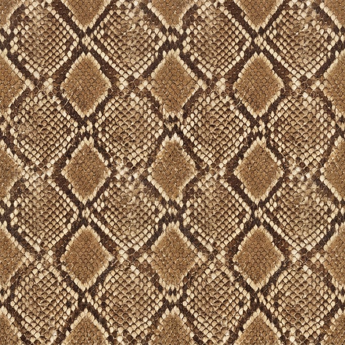 Seamless tileable texture of snakeskin pattern lightly weathered and aged