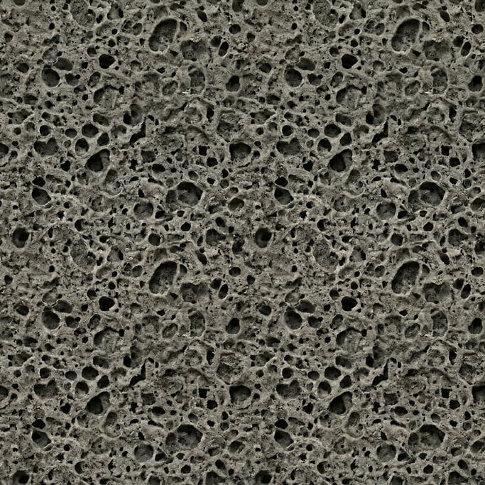 Seamless tileable texture of foam close-up heavily worn and patinated