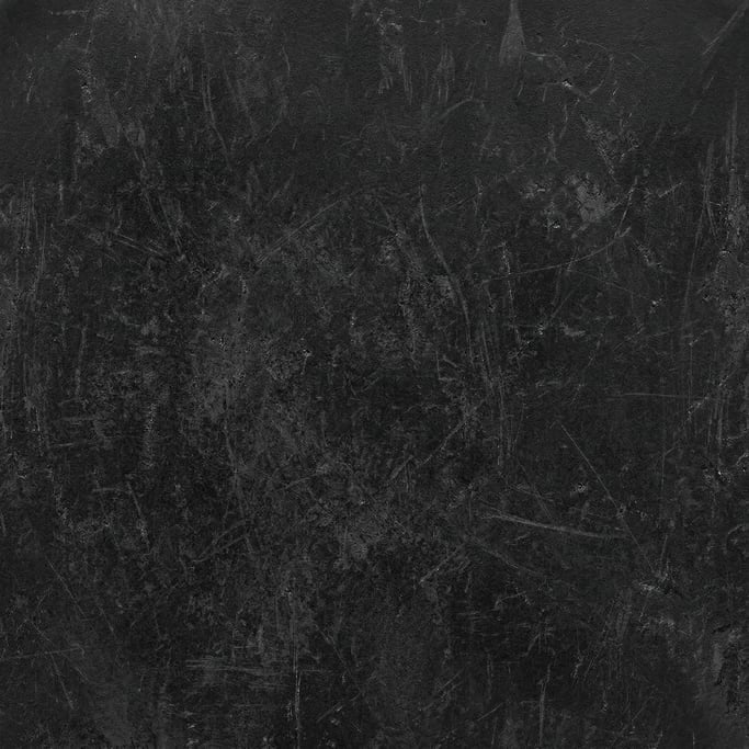 Seamless tileable texture of porcelain in matte black heavily worn and patinated