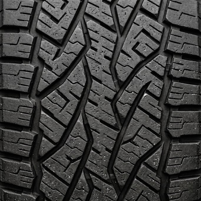 Seamless tileable texture of rubber tire tread at higher magnification