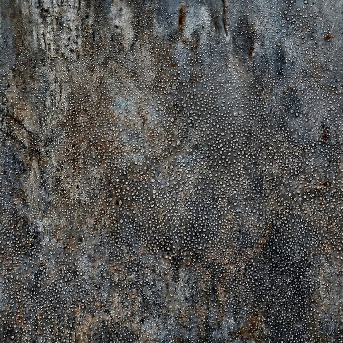 Seamless tileable texture of condensation lightly weathered and aged