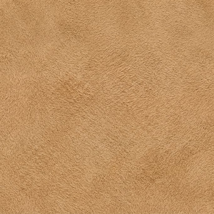 Seamless tileable texture of suede in camel in extreme close-up showing micro-detail