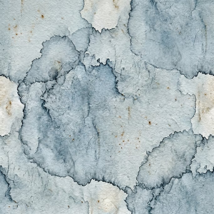 Seamless tileable texture of watercolor wash lightly weathered and aged