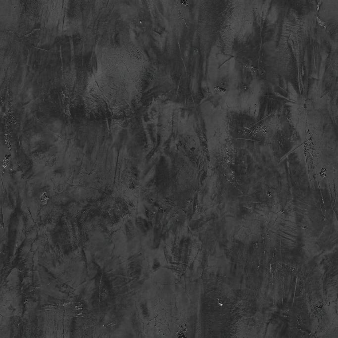 Seamless tileable texture of Venetian plaster in charcoal lightly weathered and aged