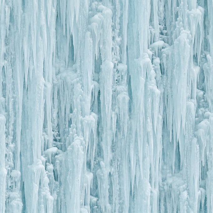 Seamless tileable texture of ice wall freshly cut and raw