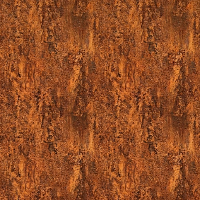 Seamless tileable texture of corten steel heavily worn and patinated