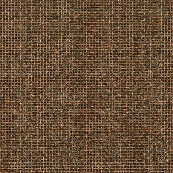 Seamless tileable texture of copper mesh screen heavily worn and patinated