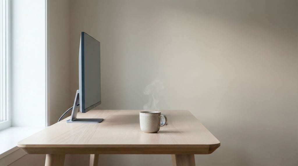 A dark moody workspace with a matte black desk, mechanical keyboard (bddgrkb3)