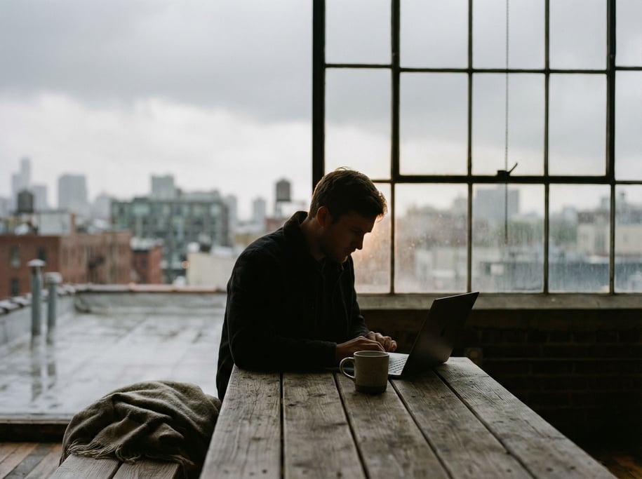 A designer's modern workspace with a tablet and stylus on a light desk (f2aspx8h)