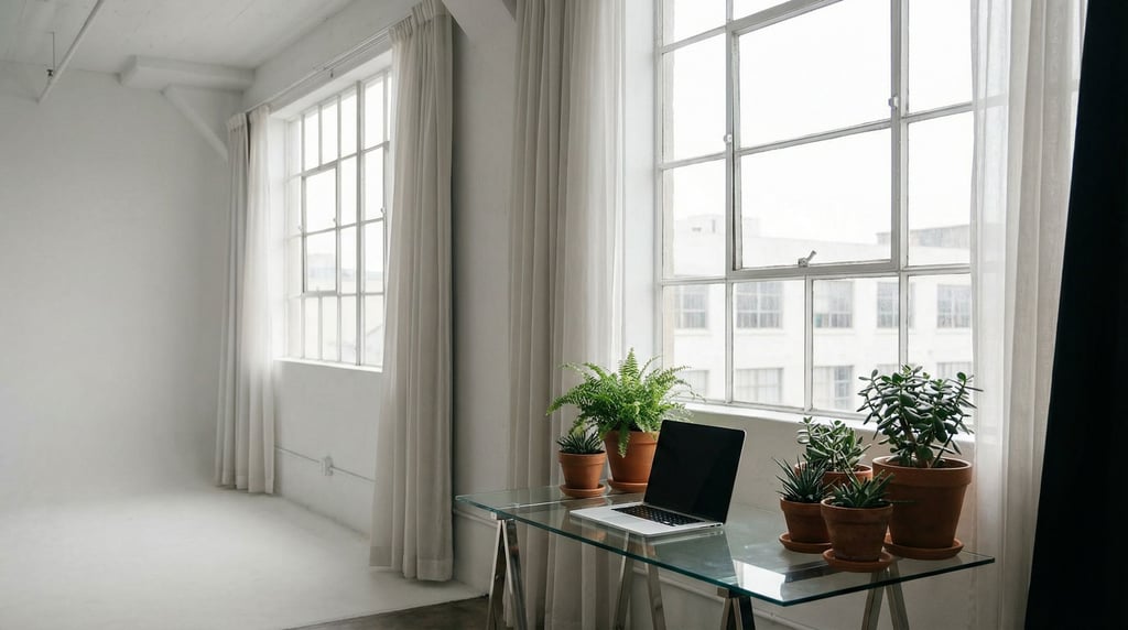 A dark moody workspace with a matte black desk, mechanical keyboard (ozq3edof)