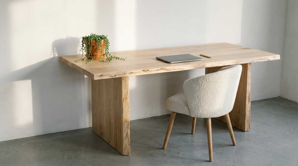 Three-quarter angle view of a modern creative studio